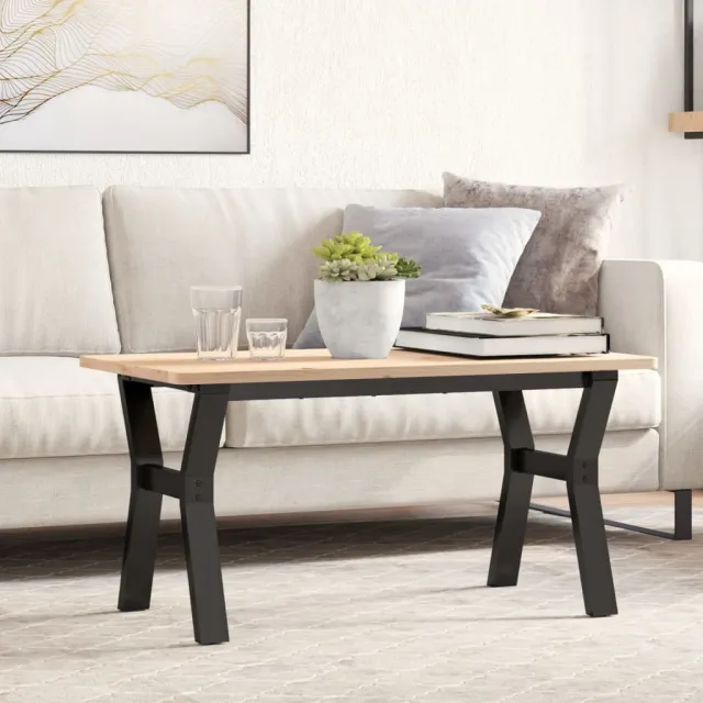vidaXL Salontafelpoten Y-frame 80x40x43 cm staal Zwart
