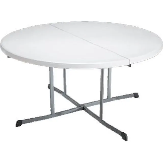 Life-time Buffettafel rond inklapbaar wit