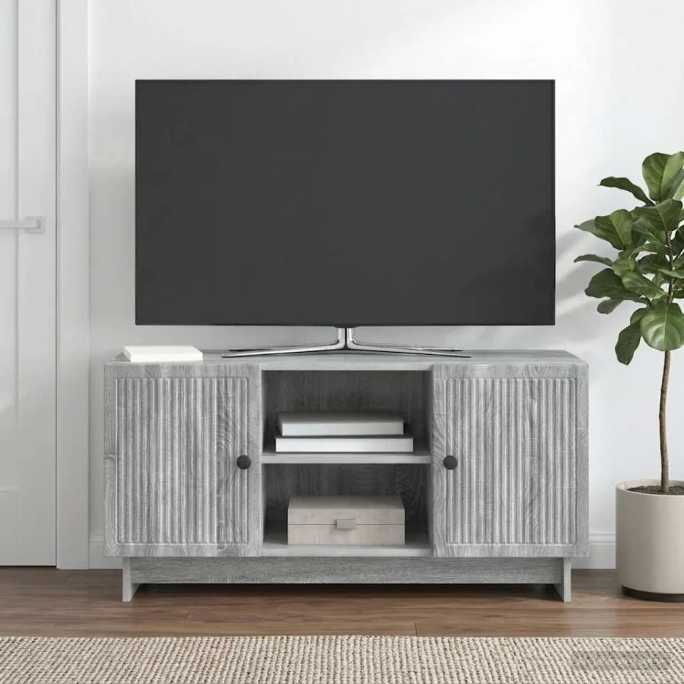 vidaXL TV-kast 102 x 34,5 x 50 cm Grijs Sonoma Bewerkt hout, foto 4