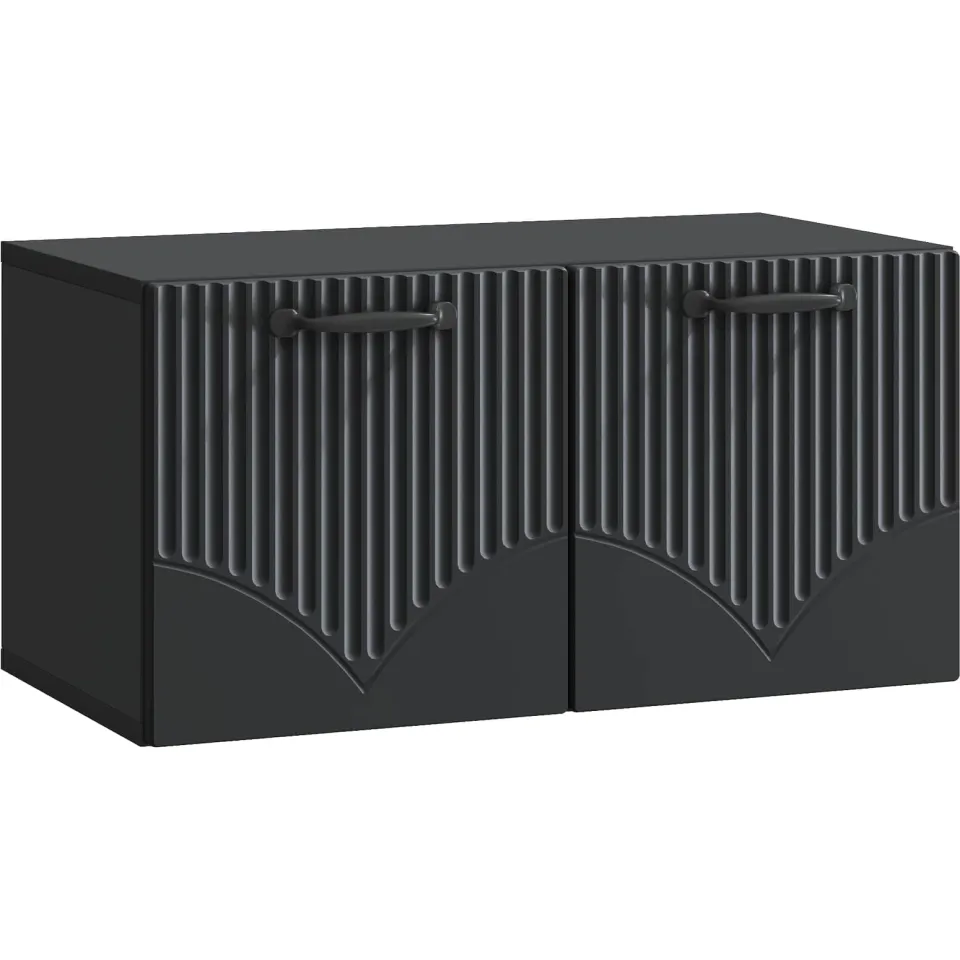 vidaXL Wandbeugel TV-kast Zwart 59,5 x 31 x 30 cm Bewerkt hout, foto 3
