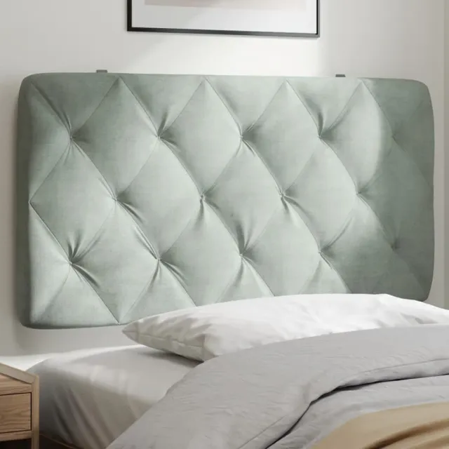 vidaXL Hoofdbordkussen 100 cm fluweel roze