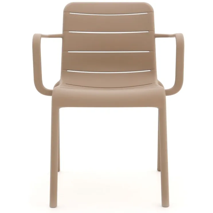 Forza Furniture Forza Narni dining tuinstoel stapelbaar taupe, foto 5