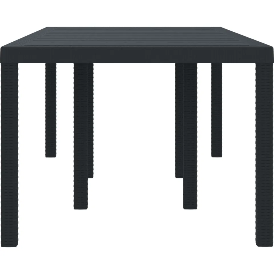 vidaXL Weerbestendige Tuintafel Antraciet 200 x 100 x 73 cm, foto 3