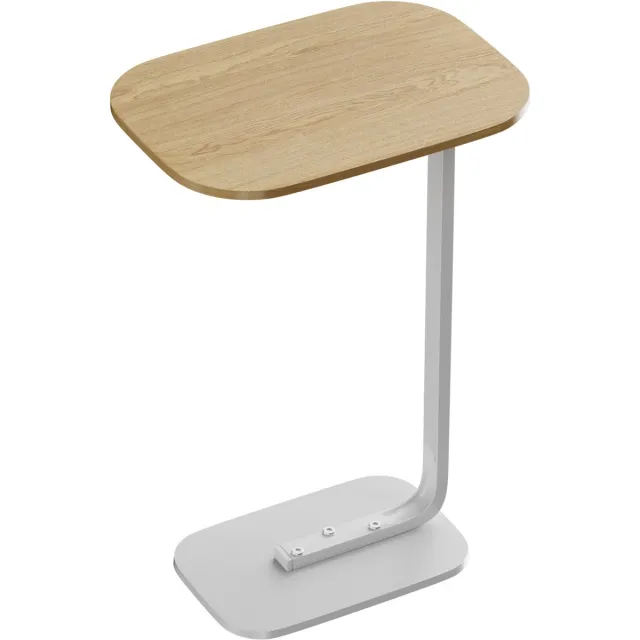 DESMIU Bijzettafel Voor Bank En Bed Met C Vorm – Multifunctioneel En Compact – 63 X 30 X 45 Cm – Hout – Zwart – Voor Woonkamer En Slaapkamer Bruin