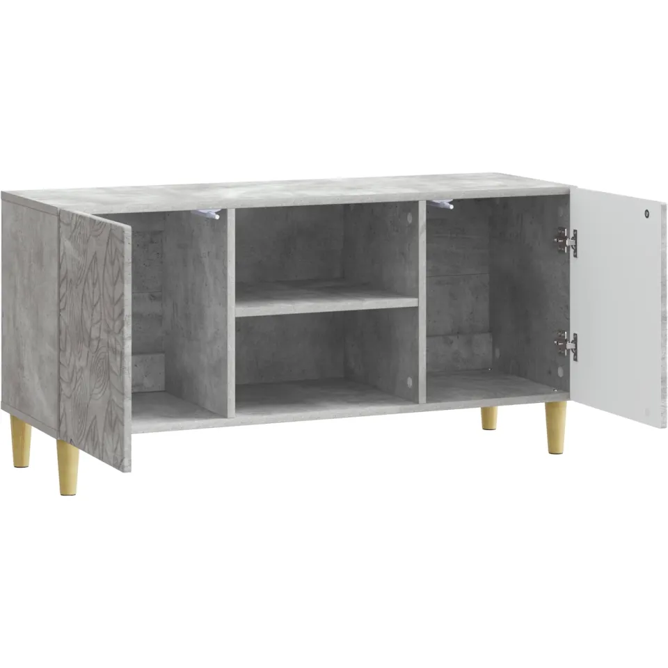 vidaXL TV-kast 102 x 34,5 x 50 cm Betongrijs Bewerkt hout grijs, foto 4