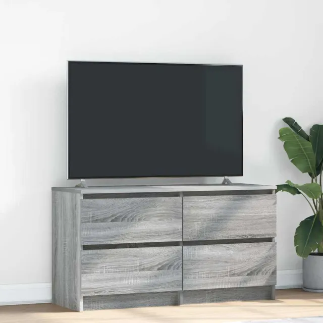 vidaXL Tv-meubel 100x35x54 cm bewerkt hout grijs sonoma eikenkleurig, foto 2