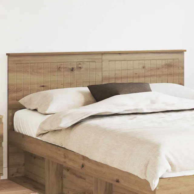 vidaXL Hoofdbord Artisan Eiken Bewerkt hout Bruin