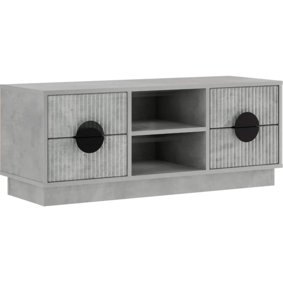 vidaXL Tv-meubel VENRAY 101 x 36,5 x 40 cm Betongrijs grijs, foto 3