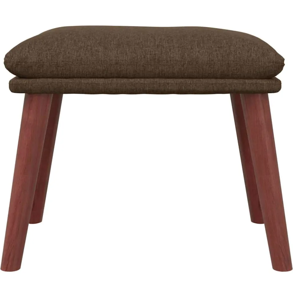 vidaXL Voetenbank 45x29,5x35 cm stof bruin