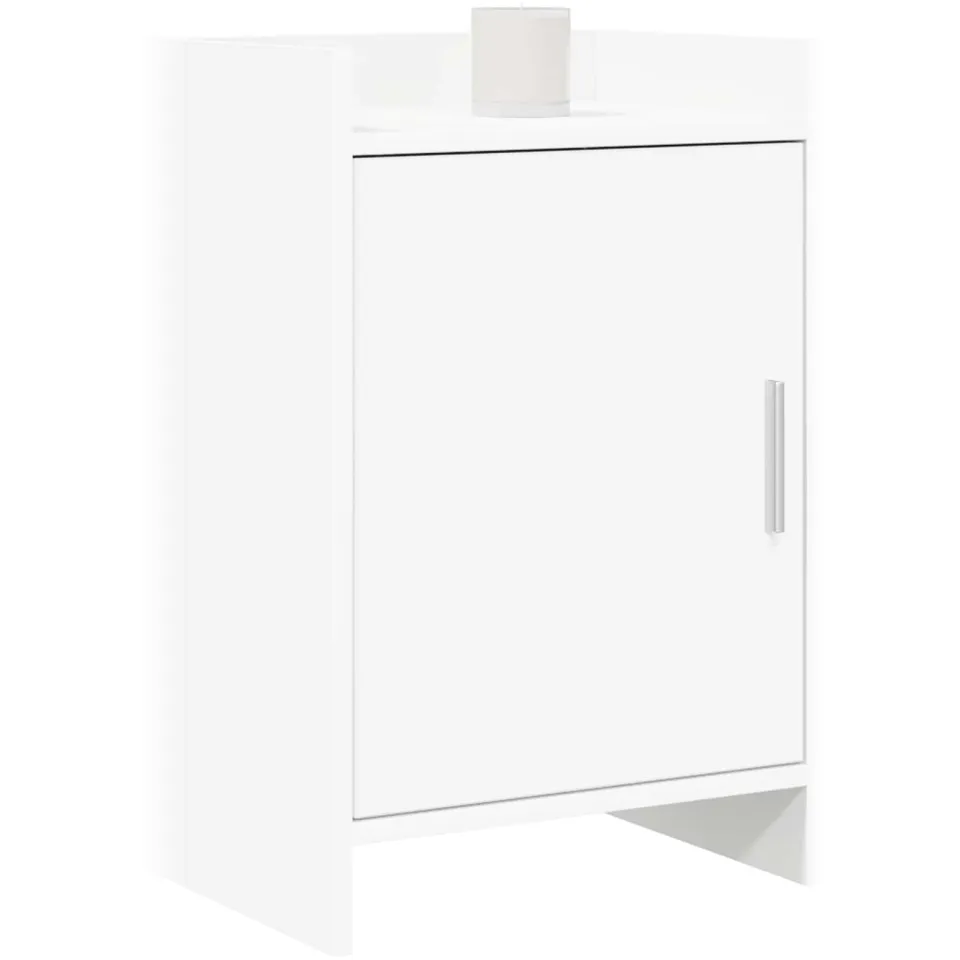 vidaXL Nachtkastjes 2 st Wit 40 x 30 x 60 cm Bewerkt hout