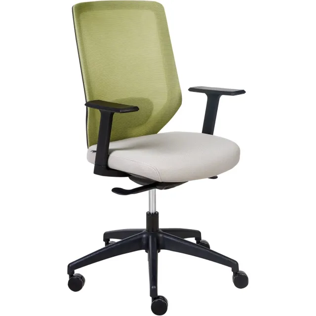 Beliani VIRTUOSO - Bureaustoel - Lichtgroen - Polyester Grijs