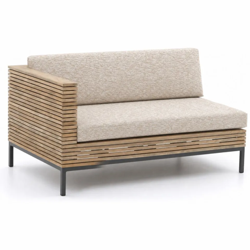 ROUGH Furniture ROUGH-D hoek loungeset 4-delig 5-zits bruin, foto 3