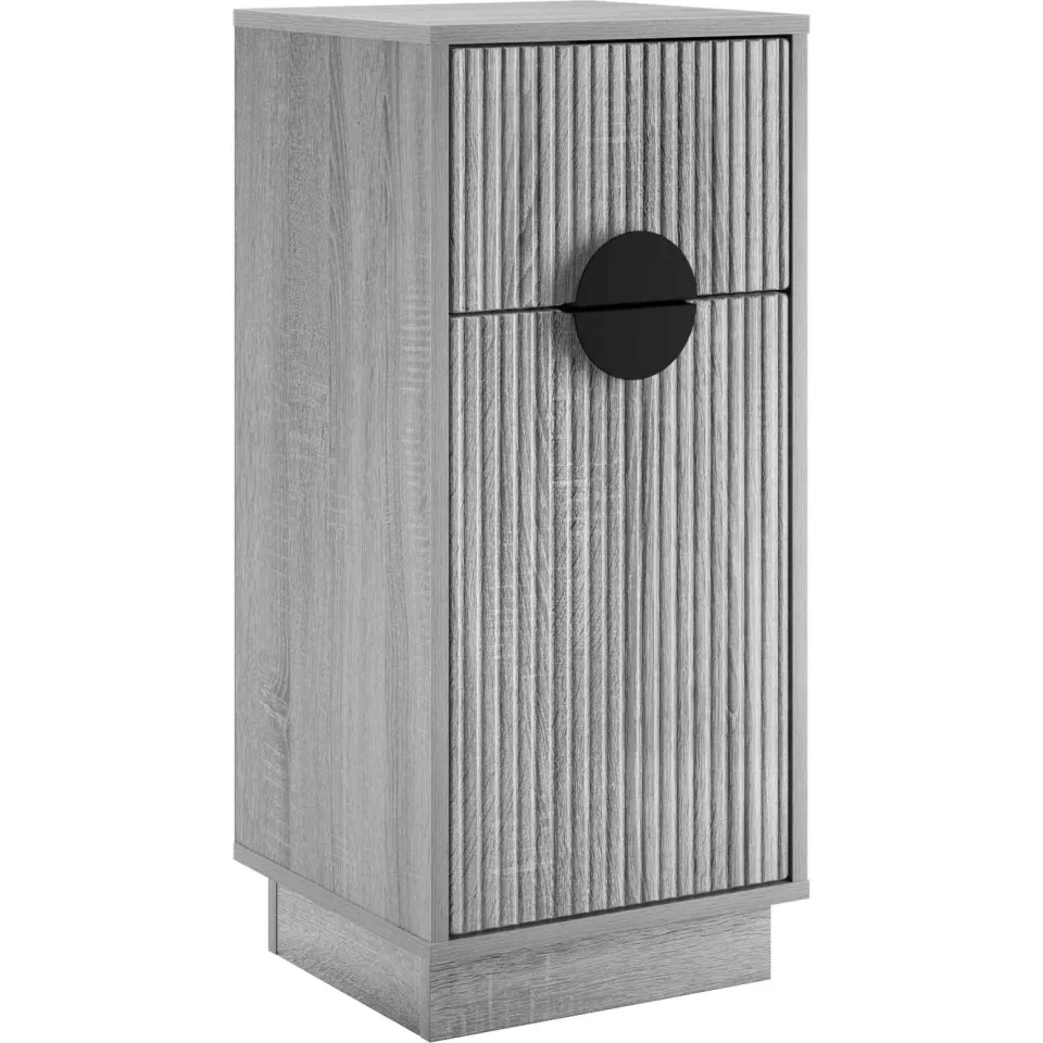 vidaXL Dressoir VENRAY Grijs Sonoma 35 x 33 x 77,5 cm Bewerkt hout, foto 3
