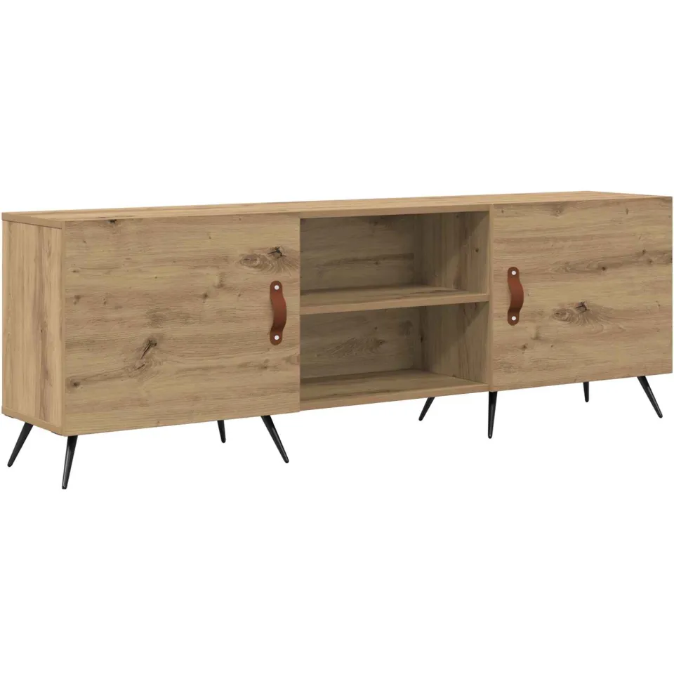 vidaXL TV-kast 150 x 30 x 50 cm artisanaal eikenkleurig Bewerkt hout, foto 3