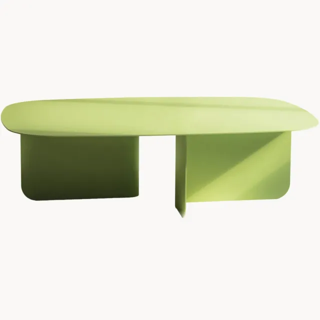 Metallbude Salontafel Livia Lichtgroen