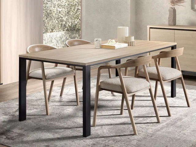 Mobistoxx DURDEN eettafel urban eik