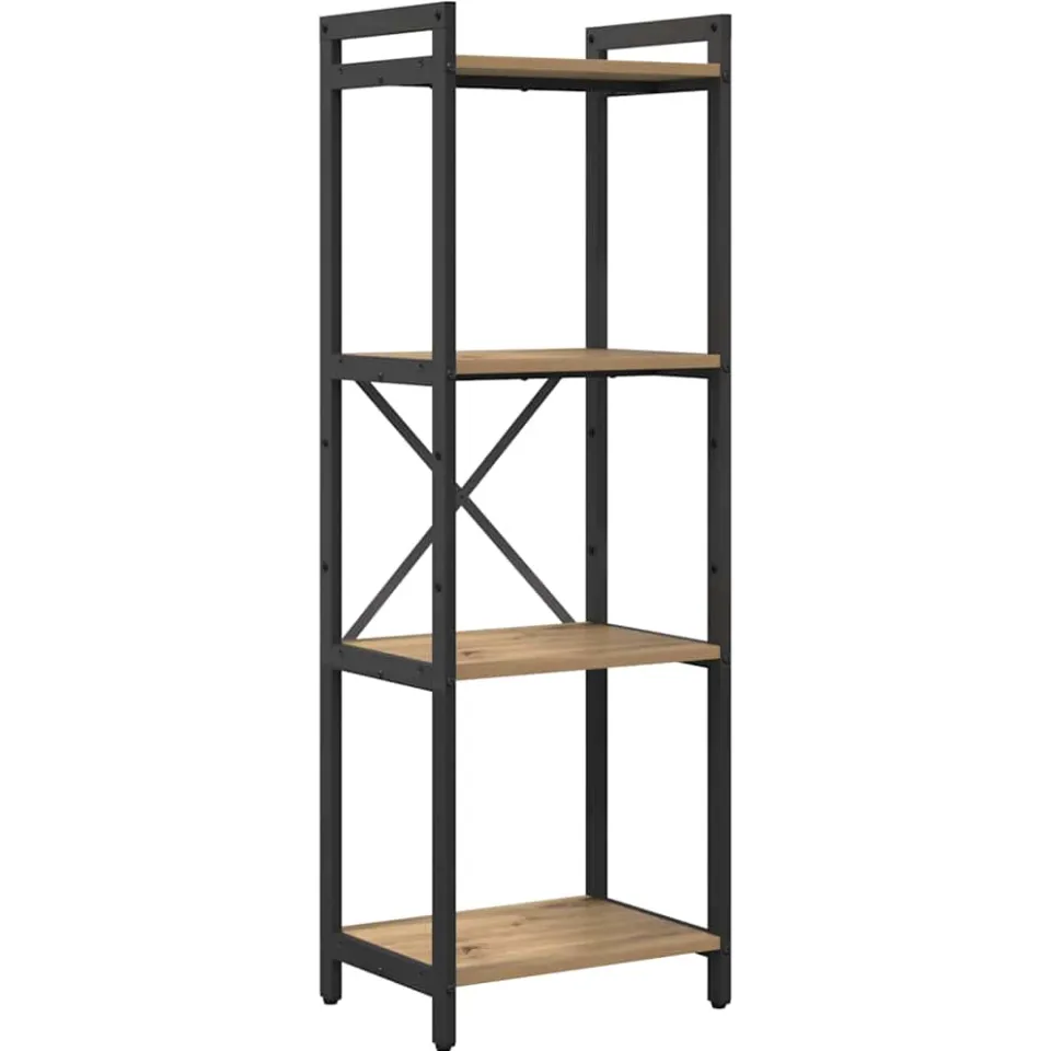 vidaXL Boekenkast 40 x 30 x 119 cm Bewerkt hout Artisan Eiken, foto 3