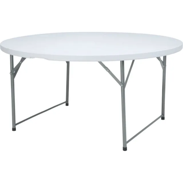 Hendi Amerbox Buffettafel rond wit Ø1500 mm met inklapbaar frame voor buffet