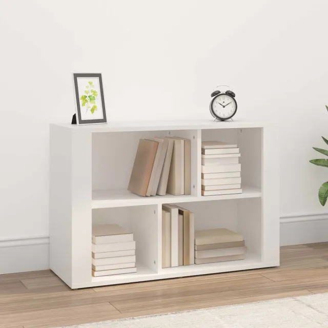 vidaXL Dressoir 80x30x54 cm bewerkt hout wit