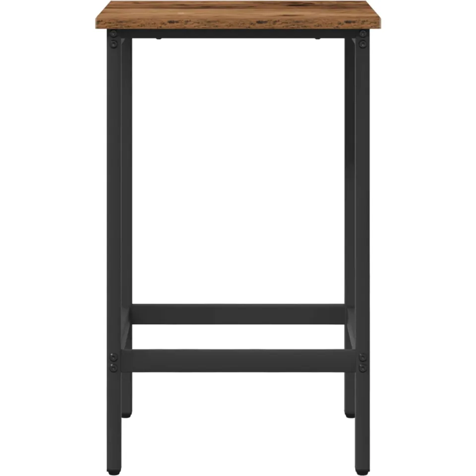 vidaXL Barkruk Oud hout 40 x 32 x 74 cm Bewerkt hout Bruin