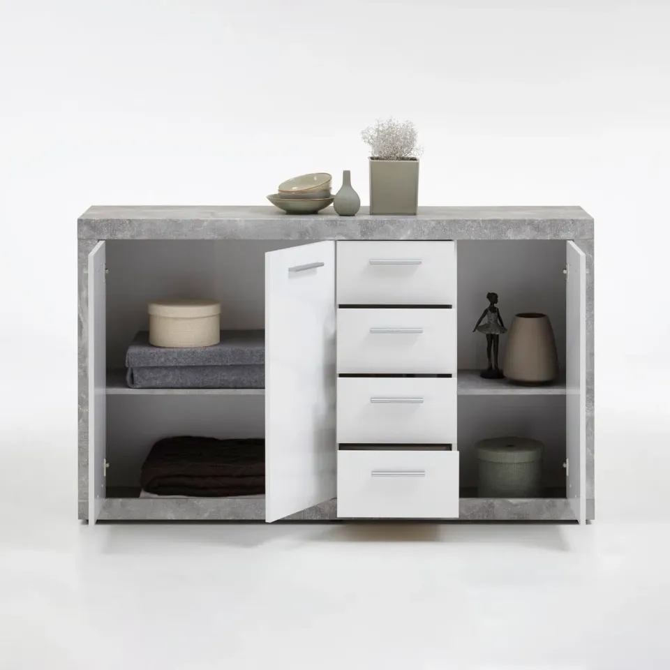 dressoir Nordin beton grijs, foto 3