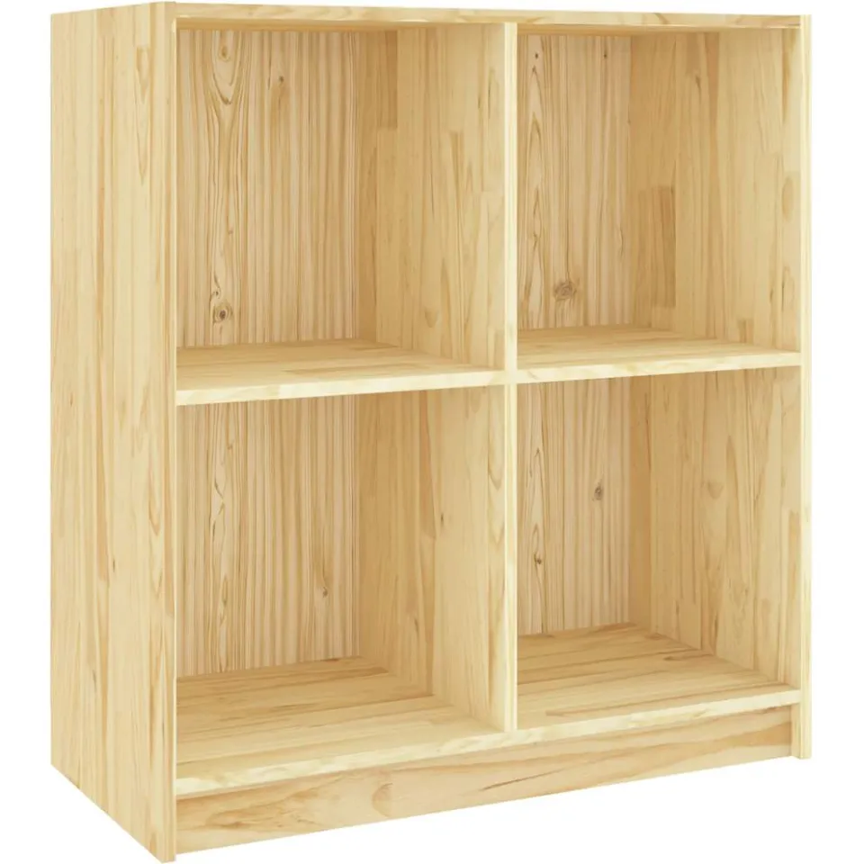 vidaXL Dressoir 70x33x76 cm massief grenenhout bruin