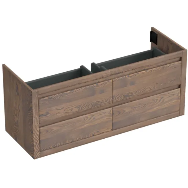 Forzalaqua Onderkast Forzalaqua Gela 140x51x60 Cm 4 Softclose Lades Eiken Havanna Bruin