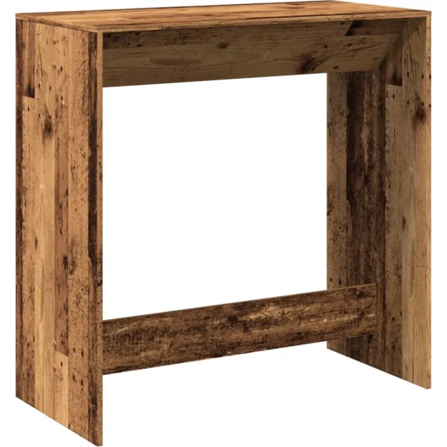vidaXL Bartafel - 102x50x103,5 - cm - bewerkt - hout - oud - houtkleurig oud hout