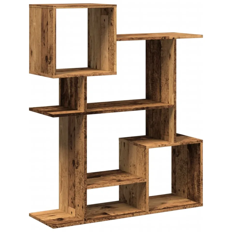 vidaXL Kamerscherm / boekenkast 92x29x112 cm hout oud houtkleurig bruin, foto 3