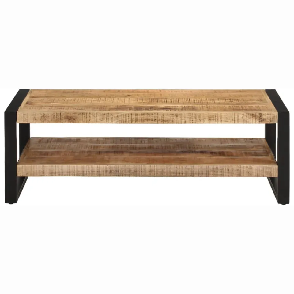 vidaXL Salontafel 120x55x40 cm massief mangohout Bruin