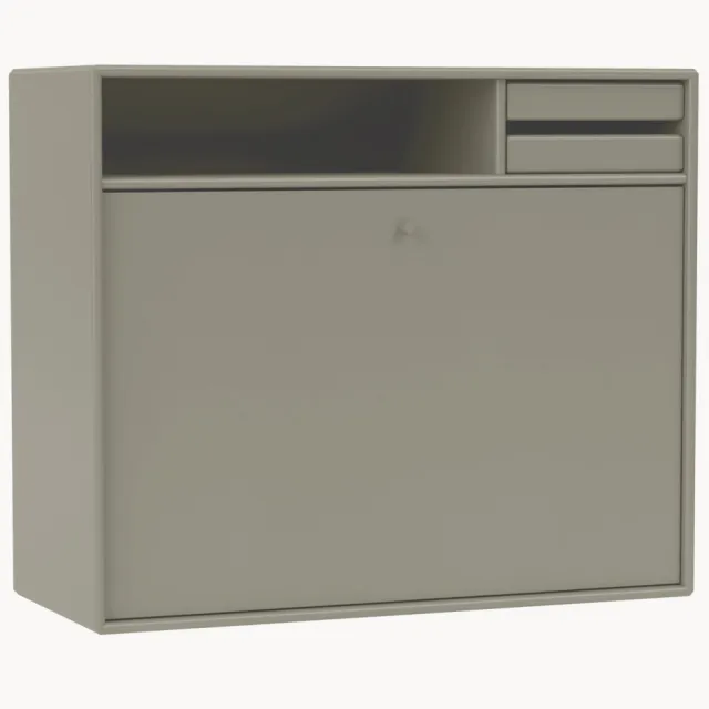 Montana Furniture Handgemaakt wandbureau Studio Groen