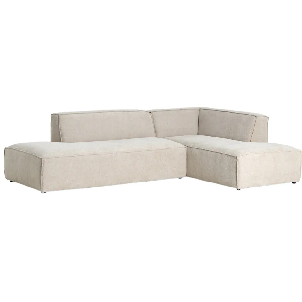 NOUS Living hoekbank Newton hoek rechts - beige, foto 3