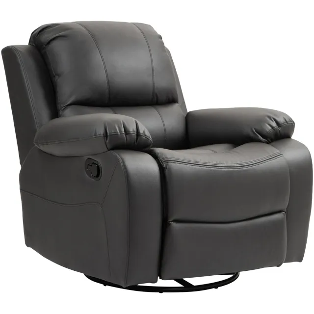 GranMaison Relaxfauteuil - Relaxzetel - Relaxstoel - Fauteuil - Stoel - Met armleuning - Voor één Persoon - Zwart