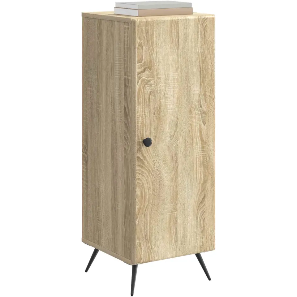 vidaXL Dressoir Sonoma Eiken 33 x 34,5 x 90 cm Bewerkt hout Bruin