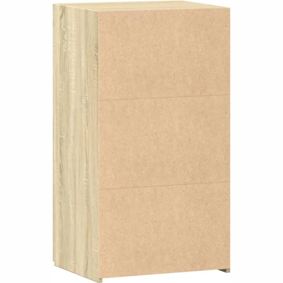 vidaXL Dressoir 50x42,5x93 cm bewerkt hout sonoma eikenkleurig, foto 4