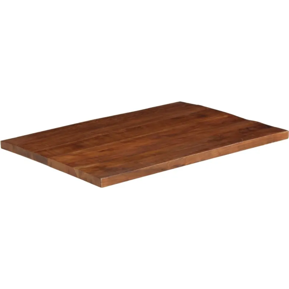 vidaXL Tafelblad rechthoekig 110x80x2,5 cm massief gerecycled hout Bruin