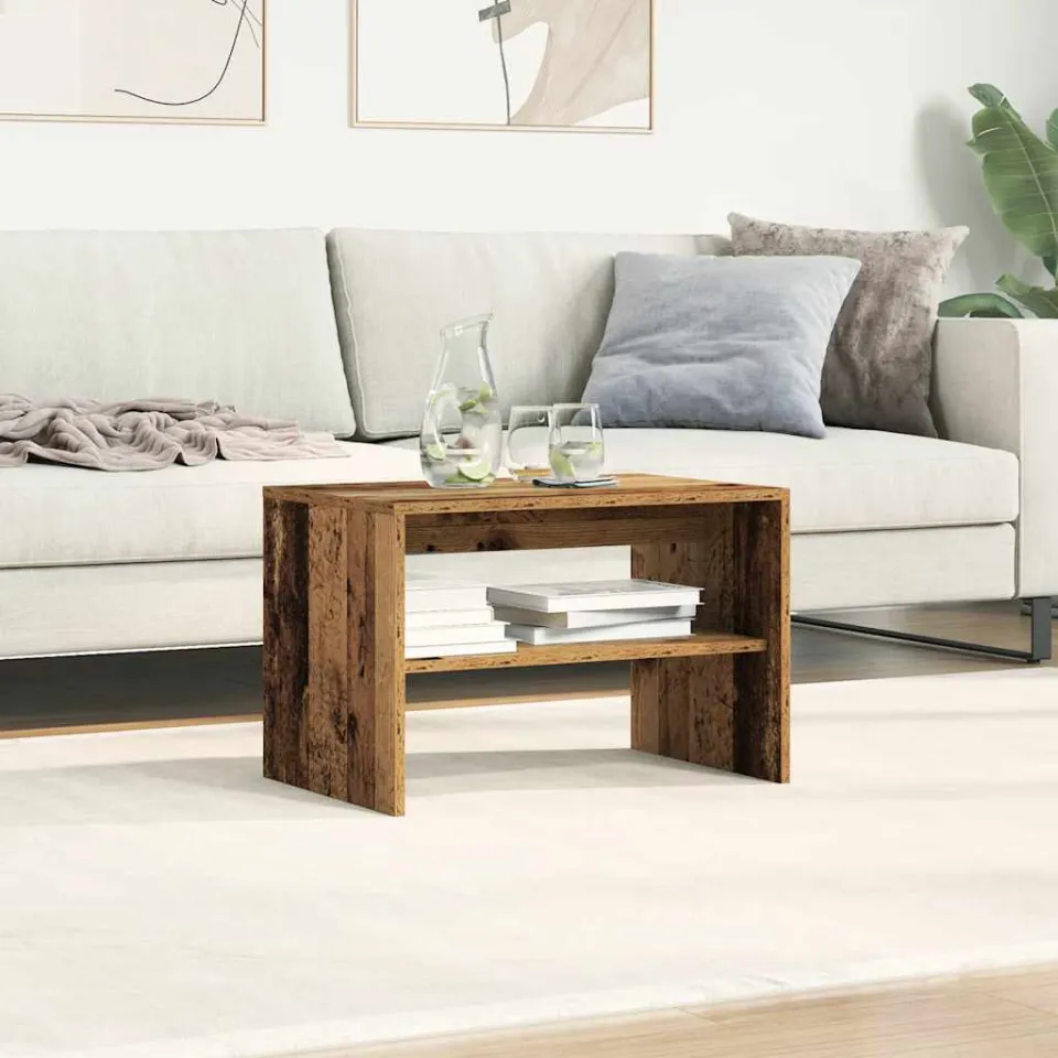vidaXL Tv-meubel 60x40x40 cm bewerkt hout oud houtkleurig bruin, foto 4