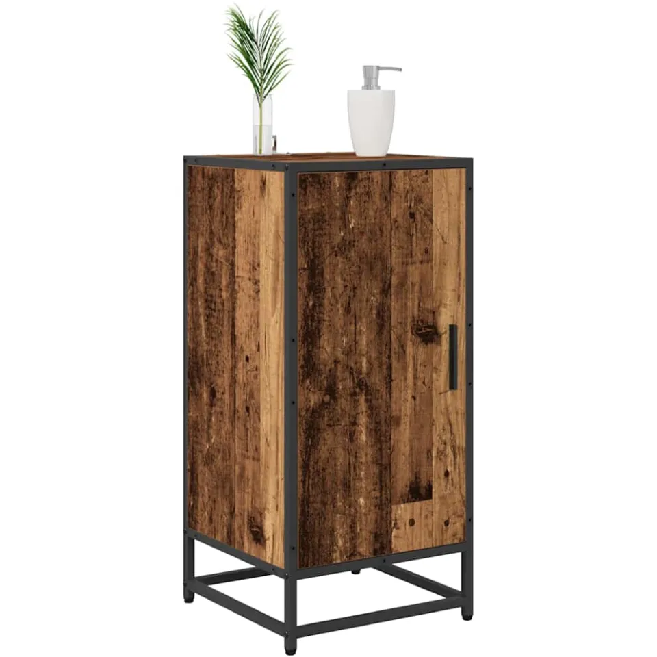 vidaXL Dressoir Oudhout 35,5 x 35 x 76 cm bruin