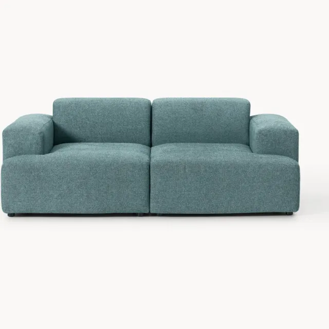 Westwing Collection Bank Melva (2-zits) Turquoise, Groen