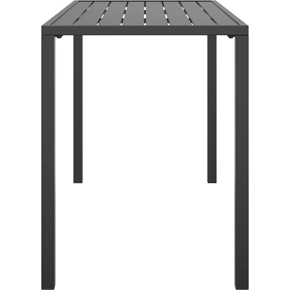 vidaXL Tuintafel 110x54x70 cm staal antracietkleurig, foto 4
