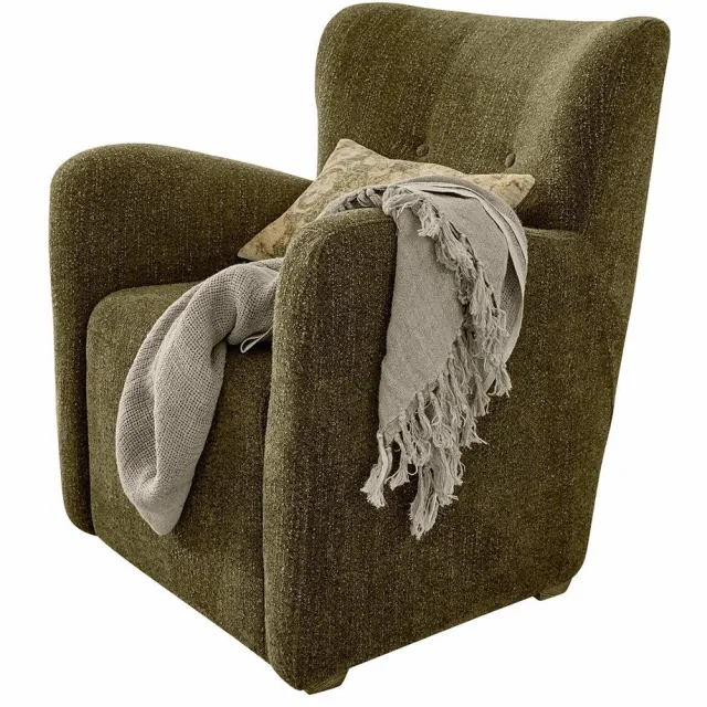 Loberon Fauteuil Somberac groen