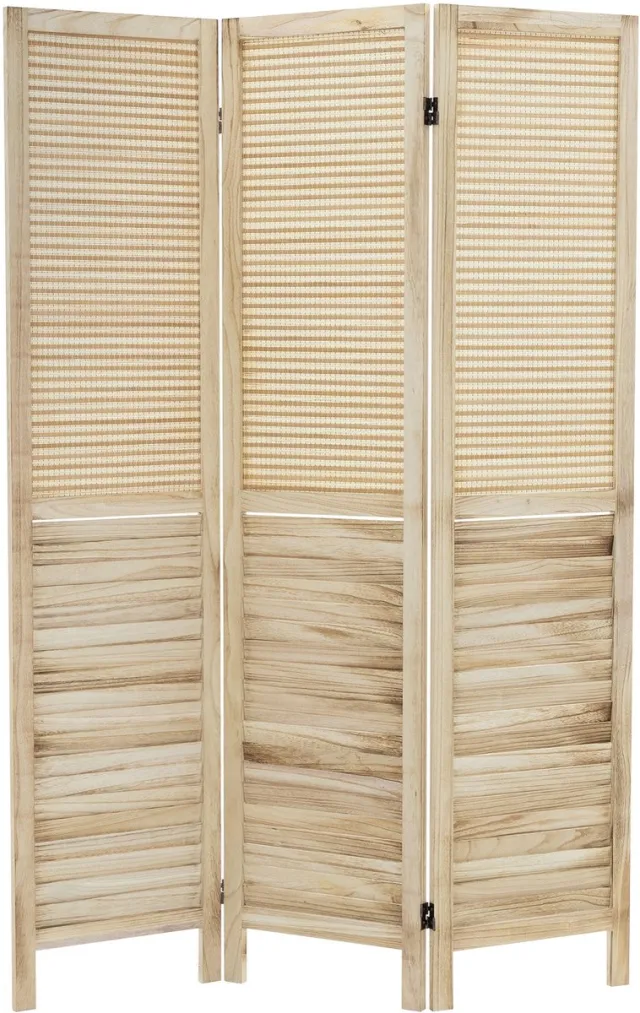 ml-design Osaka kamerscherm 3-delig opvouwbaar privacyscherm van hout rijstpapier en bamboe naturel 170x121 cm geschikt als vrijstaande scheidingswand voor binnen kleedkamer slaapkamer woonkamer kantoor balkon of tuin in oosterse japanse stijl