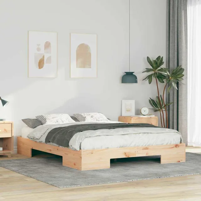 vidaXL Bedframe Bruin 160 x 200 cm