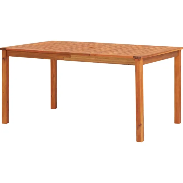 vidaXL Tuintafel 150x90x74 cm massief acaciahout bruin