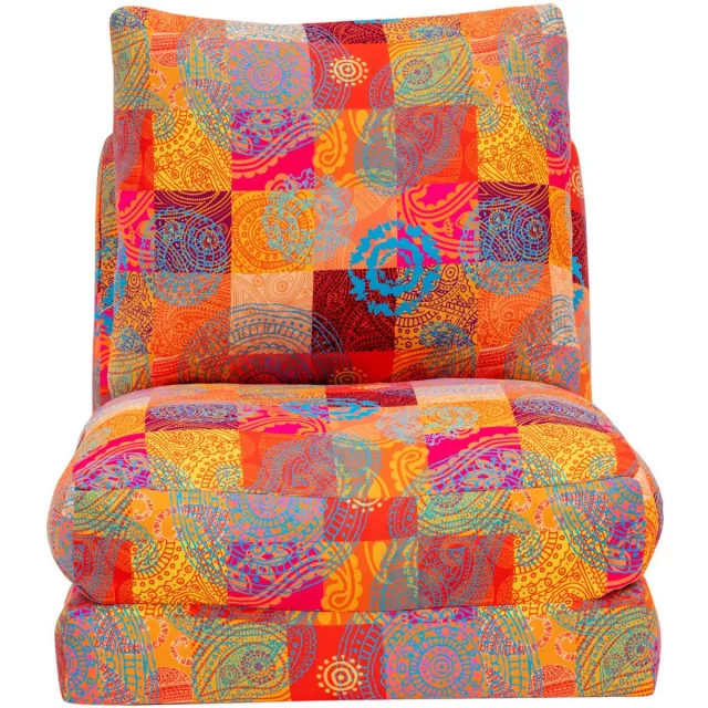 Skye Decor , 1-zits slaapbank, Taida 1 - Seater - Patchwork, Stof, Meerkleurig Veelkleurig