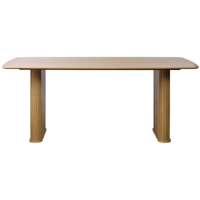 Giga Living Eettafel Naturel Eikenhout - 1-2 personen - 190x100x75cm - Nola