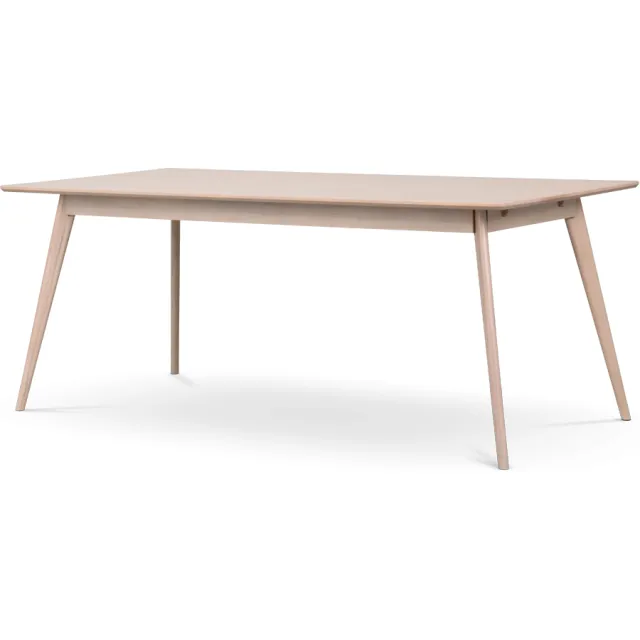 Rowico Home Yumi verlengbare houten eettafel whitewash - 190 x 90 cm Bruin