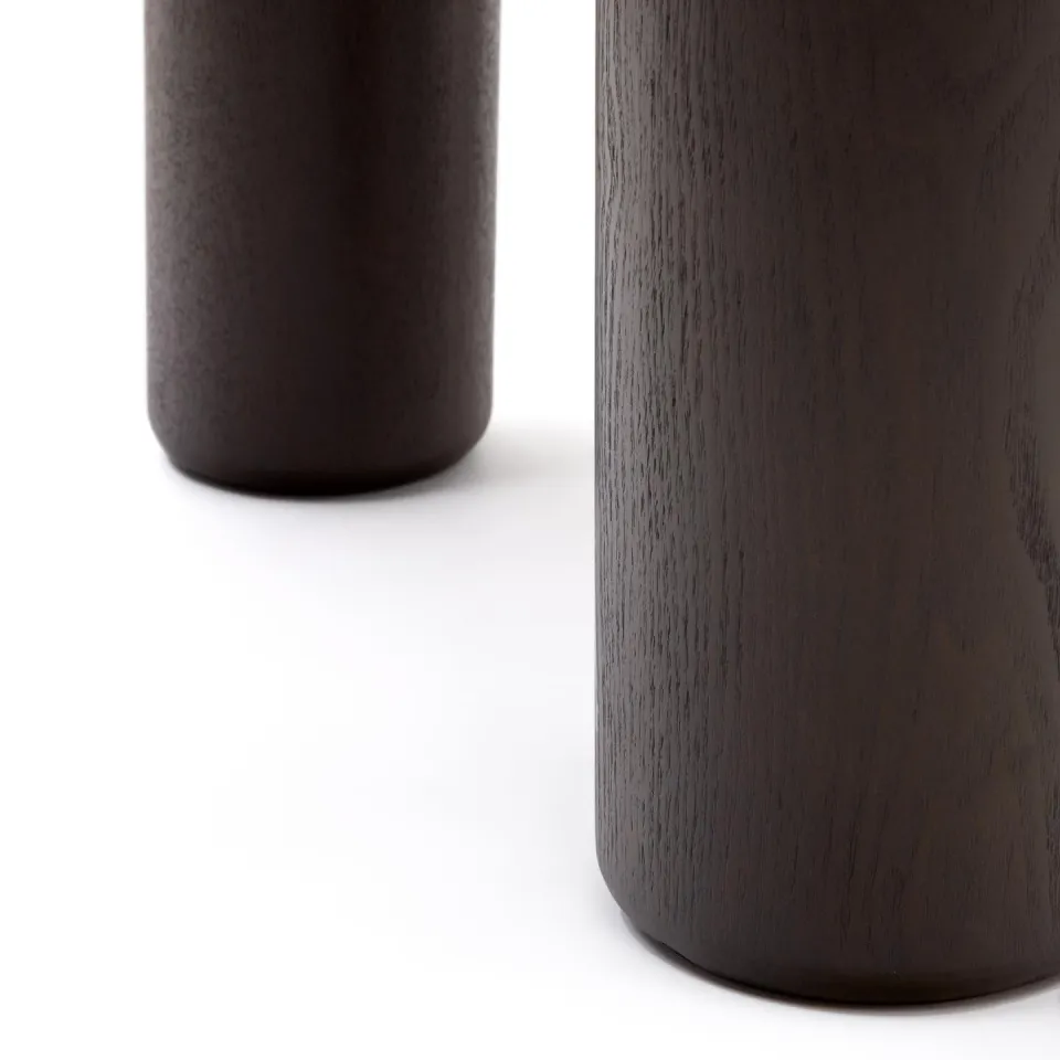 Kave Home Ronde Eettafel 'Mailen' Essen, 120cm, kleur Donkerbruin, foto 7
