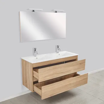 Allibert Badmeubelset Bazil 120cm Met 2 Laden Eiken, foto 3