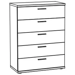 ladencommode Fjord bruin, foto 3